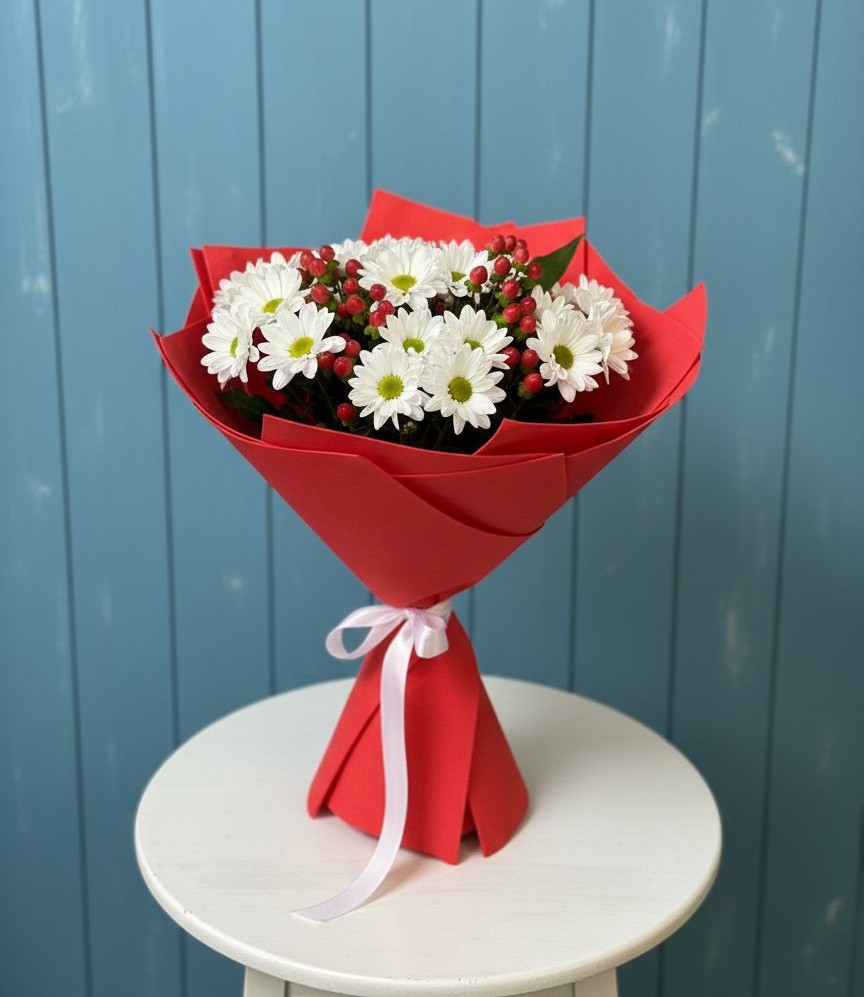 Букет цветов из: Хризантемы в Веселое Адлер