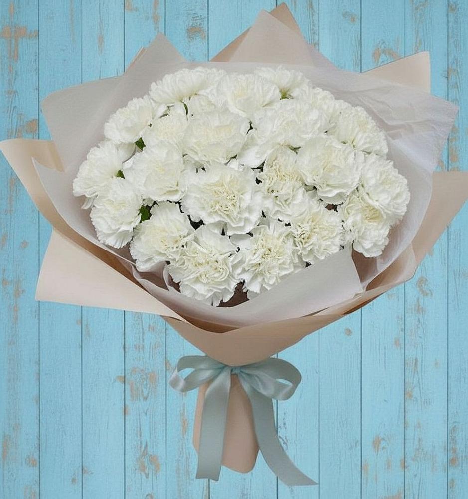 Букет цветов из: Гвоздики в Веселое Адлер