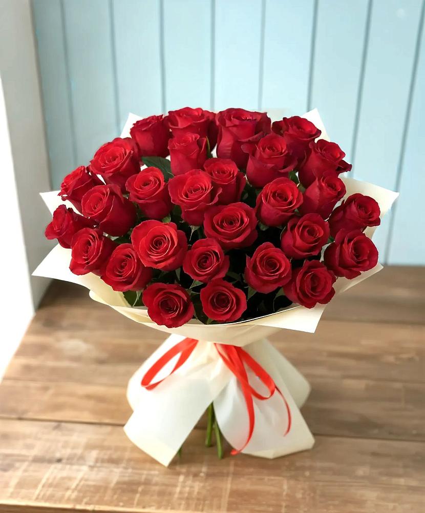 Букет 29 Красных роз в Веселое Адлер
