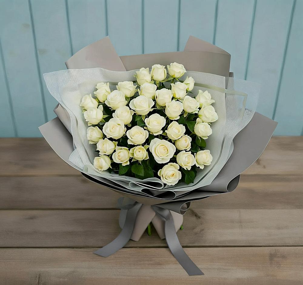 Букет Белоснежная нежность в Веселое Адлер