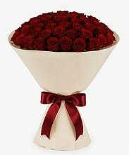 Букет 101 Бордовая роза Блэк Бакарра в Веселое Адлер
