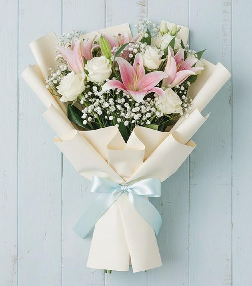 Букет цветов из: Лилии в Веселое Адлер