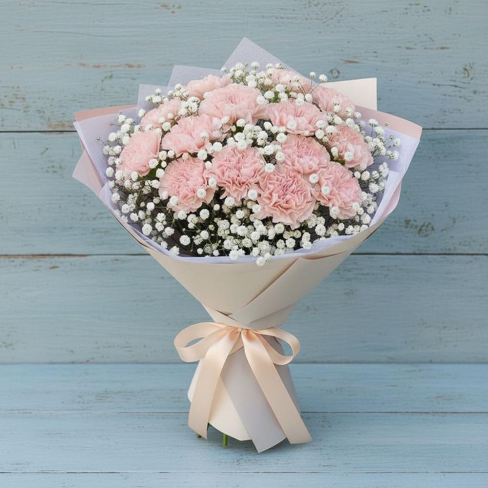 Букет цветов из: Гвоздики в Веселое Адлер