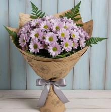 Букет цветов из:  Хризантемы #REPLACE_PRED# Веселое Адлер