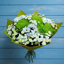 Букет цветов из:  Хризантемы #REPLACE_PRED# Веселое Адлер