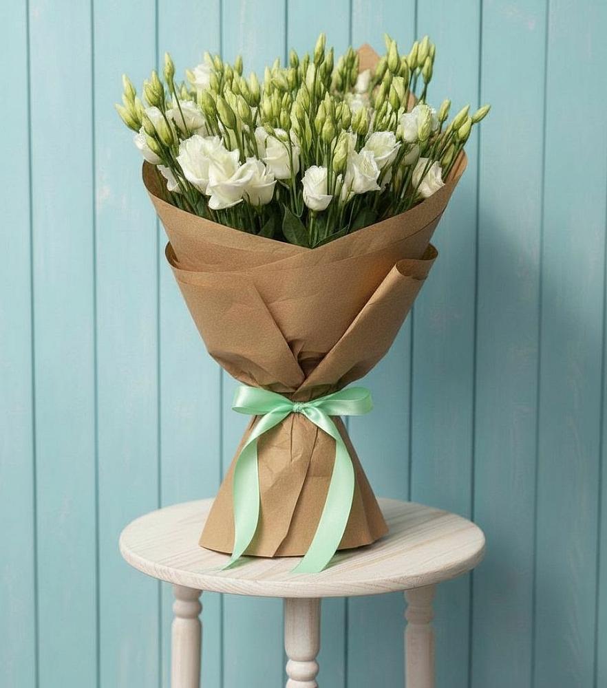 Букет цветов из: Лизиантусы в Веселое Адлер