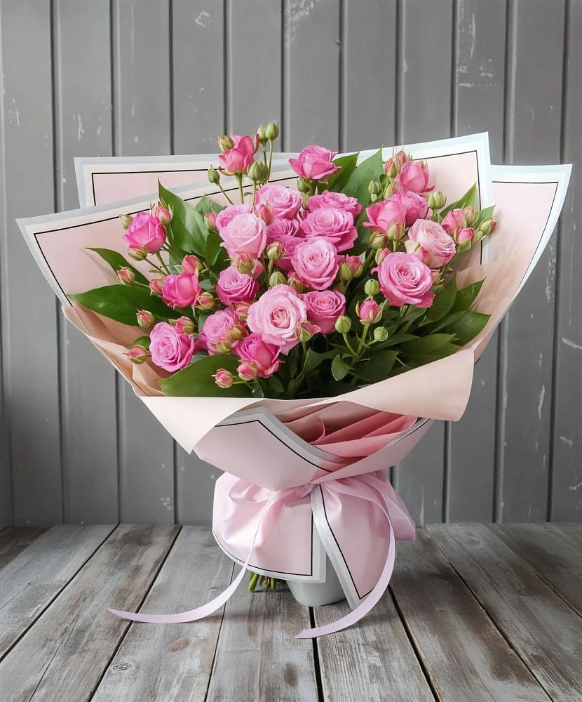 Букет Розовый кустик в Веселое Адлер