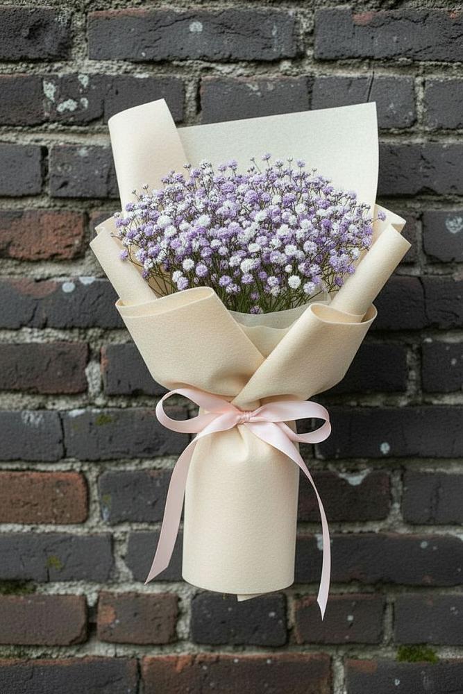 Букет цветов из: Гипсофила в Веселое Адлер