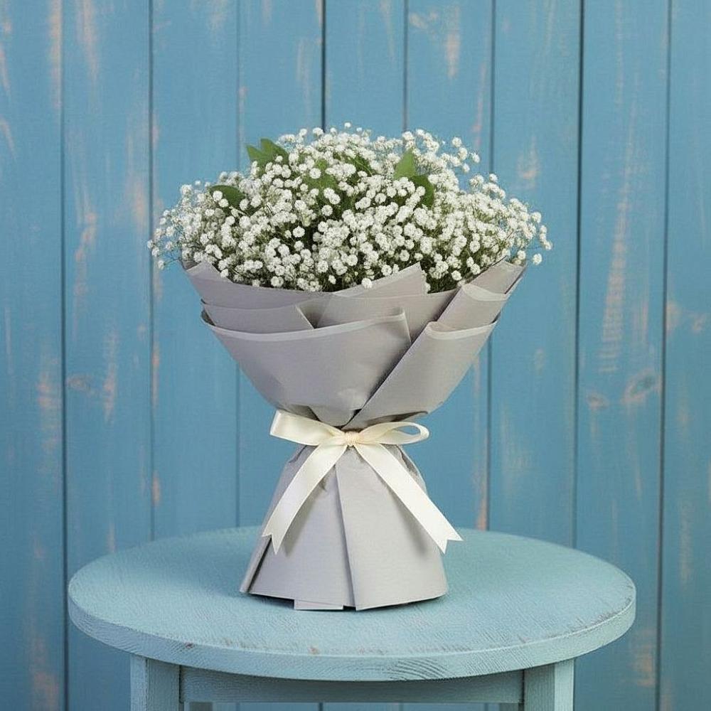 Букет цветов из: Гипсофила в Веселое Адлер