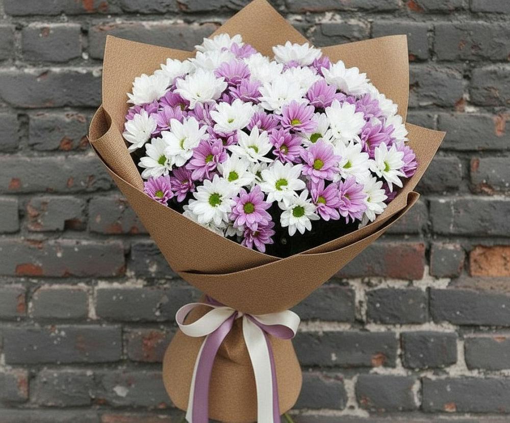 Букет цветов из: Хризантемы в Веселое Адлер