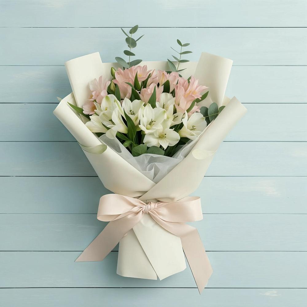 Букет цветов из: Альстромерии в Веселое Адлер