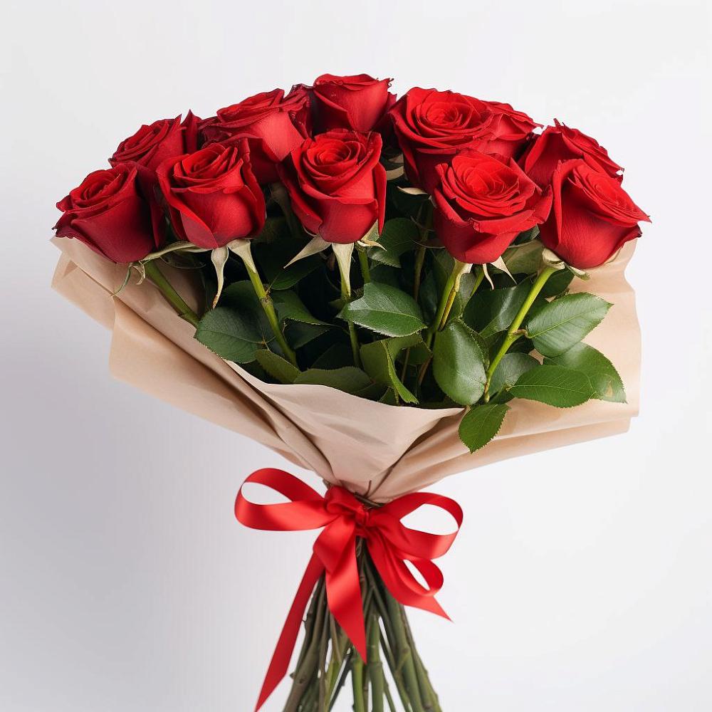 Букет 11 Красных роз Эдлесс Лав в Веселое Адлер