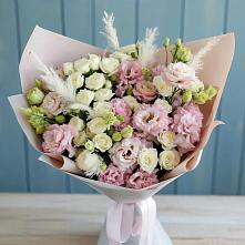 Букет цветов из:  Альстромерии и Розы в Веселое Адлер